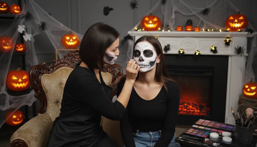 Dịch Vụ Vẽ Mặt Halloween Tại Long An. Ảnh 1